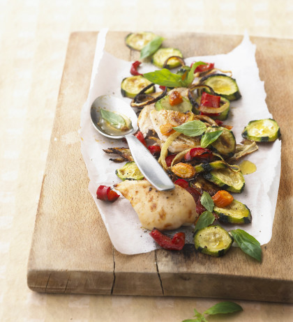 Chicken with Roast Vegetables