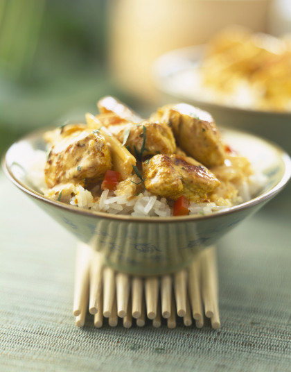 Thai Chicken Curry with Rice