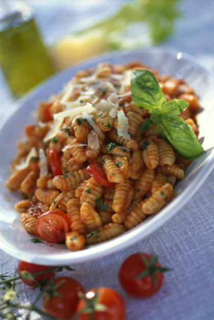 Gnocchi with cherry tomato