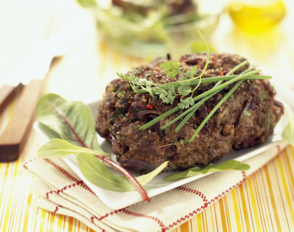 Herb and onion minced meat loaf
