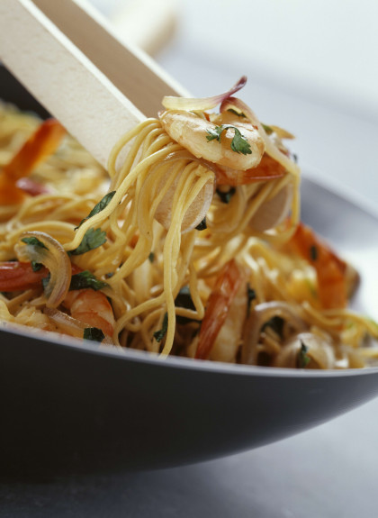 Noodles with Prawns