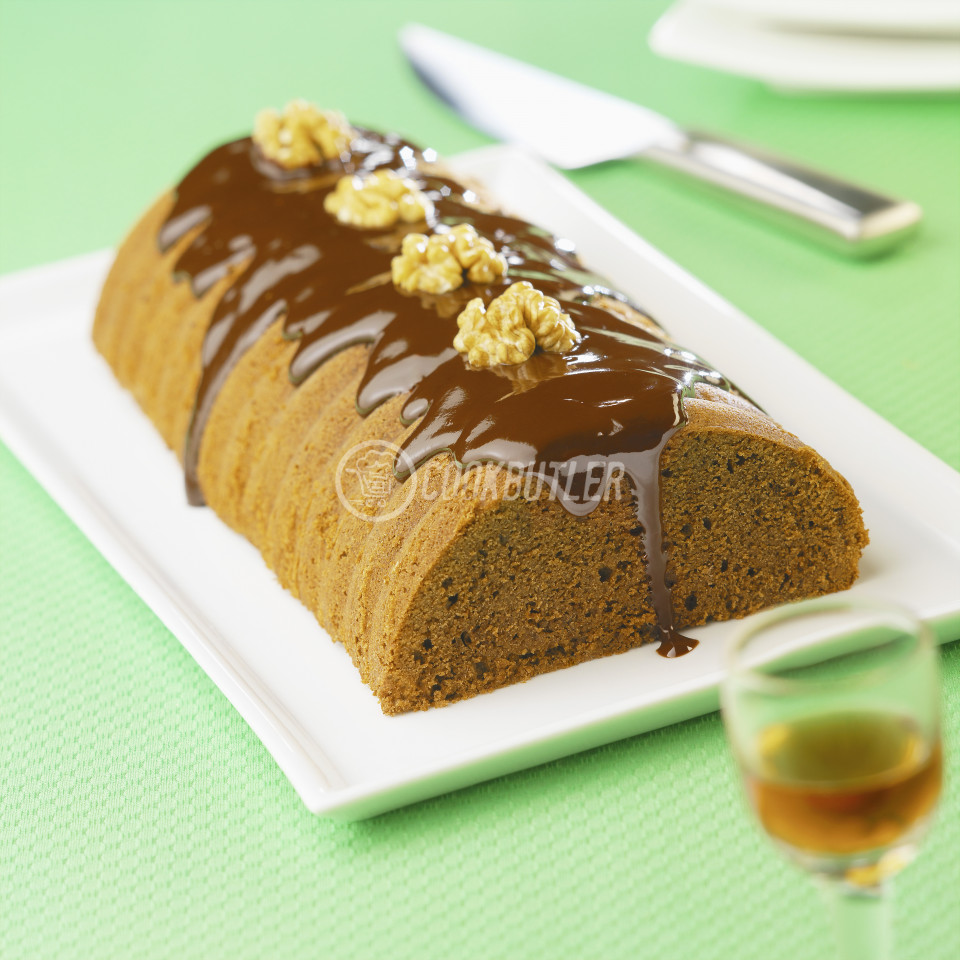 Chocolate and walnut sponge cake | preview
