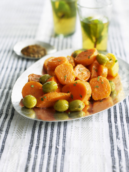 Carrot and Green Olive Salad