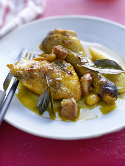 Chicken with Olives and Preserved Lemons