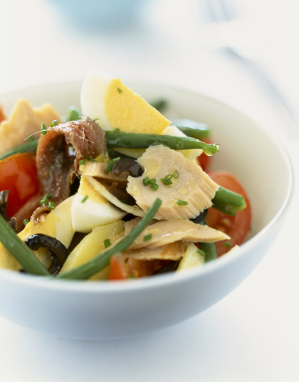 Gluten-free Mixed Salad with Tuna and Anchovies