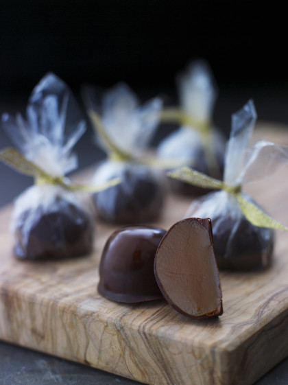 Chocolate pralines as a gift