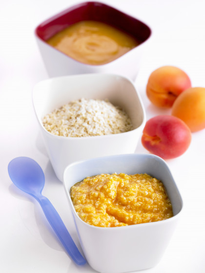 Apricot and Millet and Tropical Fruit Porridge