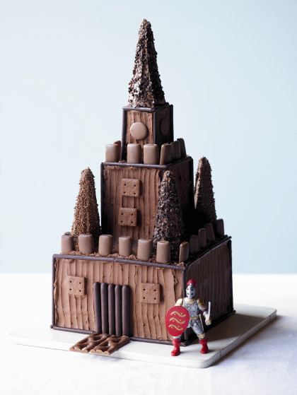 Knight's castle cake