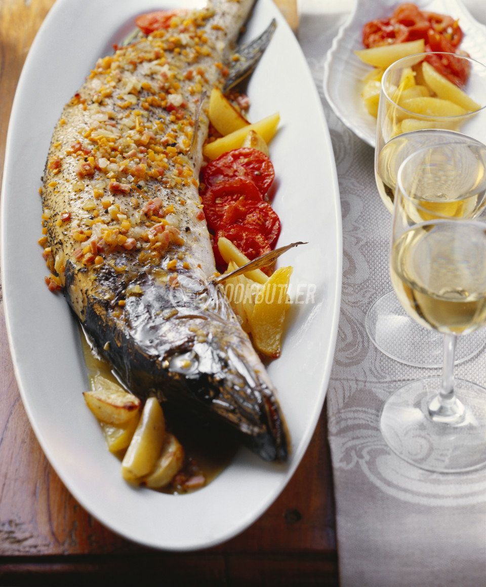 Luccio ripieno (stuffed pike), Tuscany, Italy | preview