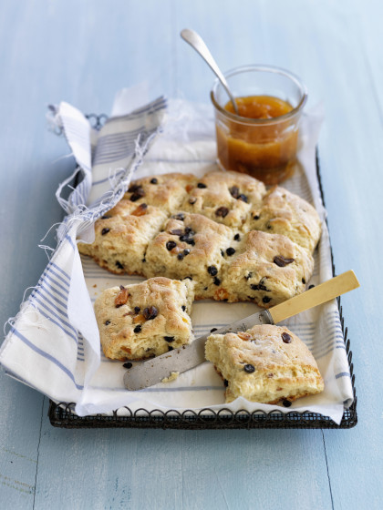 English raisin scones (gluten-free, dairy-free)