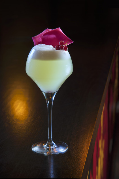 Cocktail with vodka and lemon (Buddha-Bar Hotel, Paris)