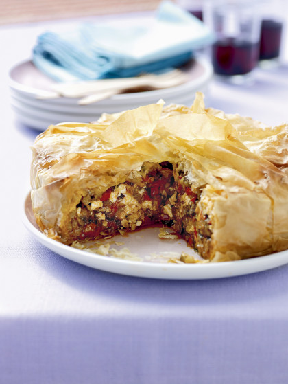 Lamb and vegetable Pie