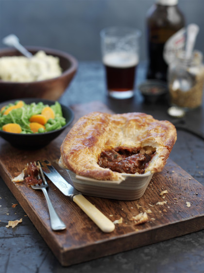 Slow-cooked beef pie (gluten-free, dairy-free)