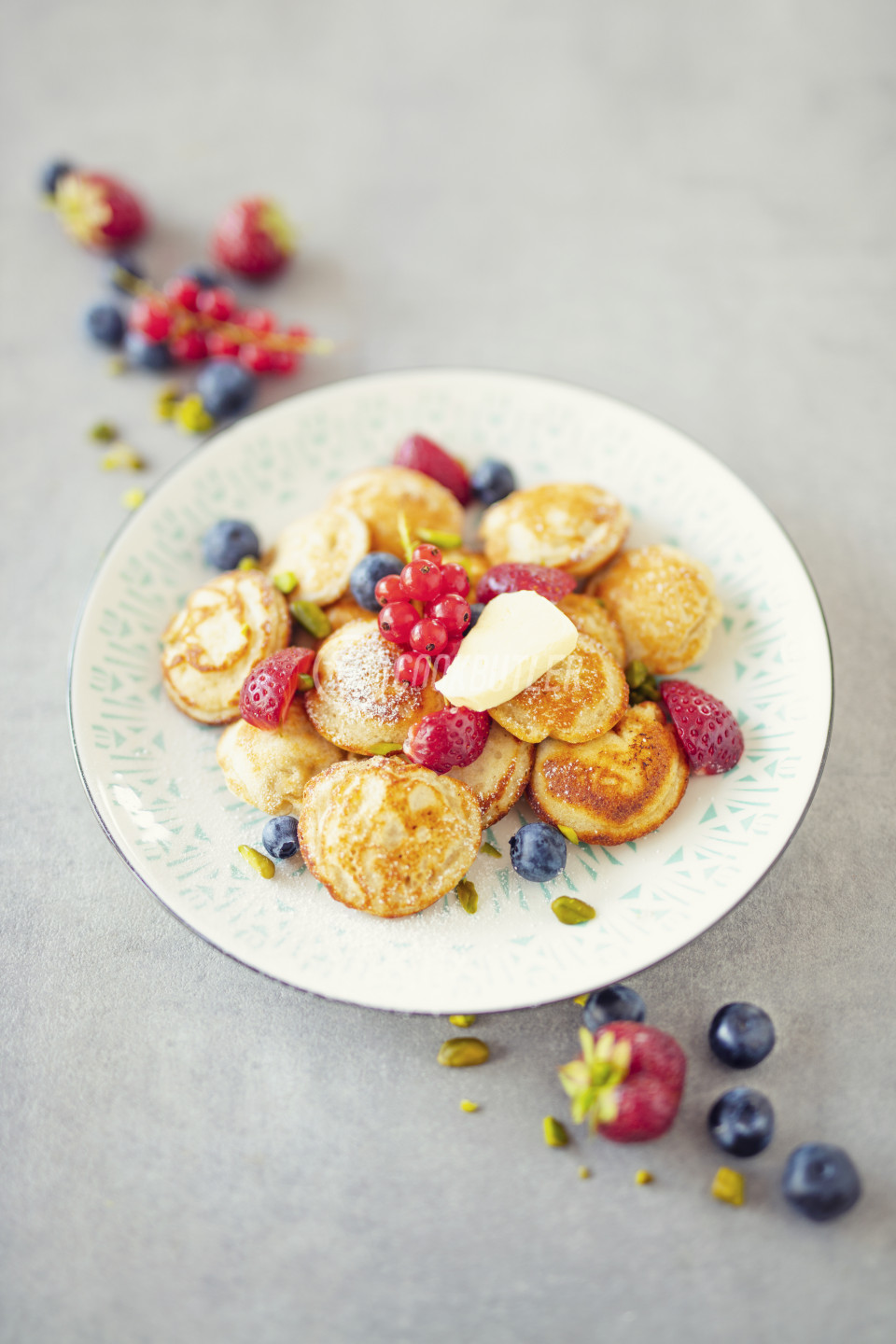 Poffertjes with fresh fruits (Netherlands) | preview