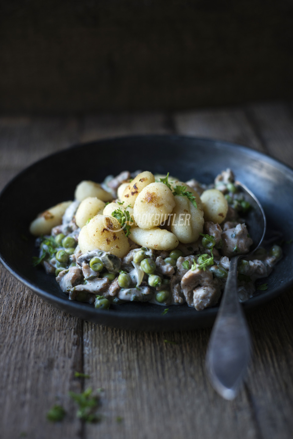 Gnocchi with mushroom and pea ragout | preview