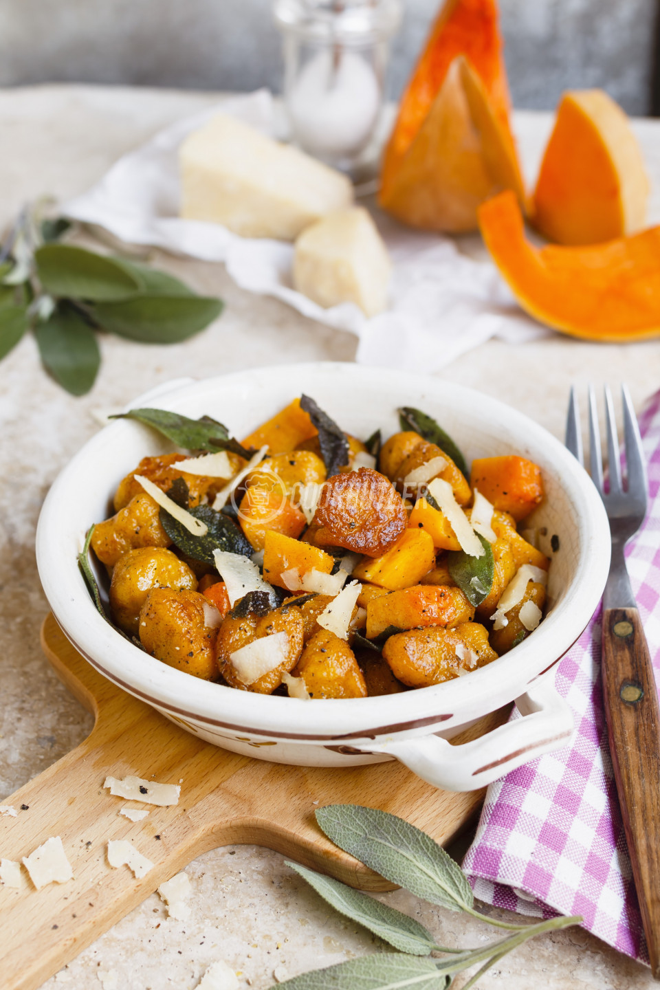 Pumpkin gnocchi with sage and parmesan | preview