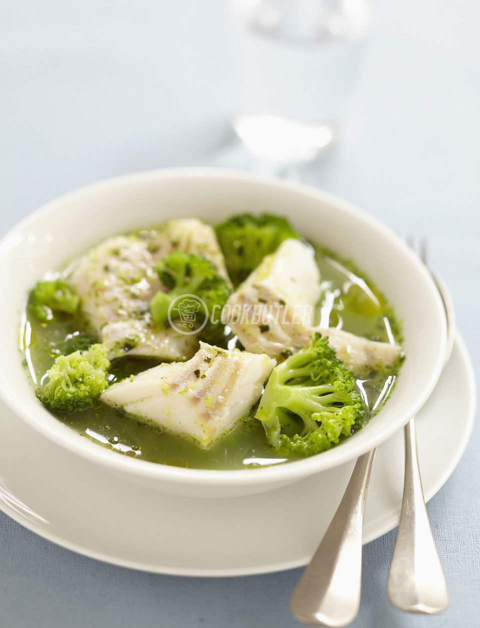 Fish and broccoli soup | preview