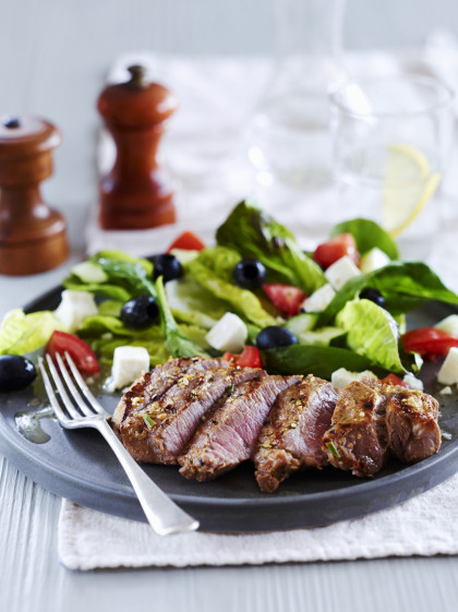 Greek lamb salad