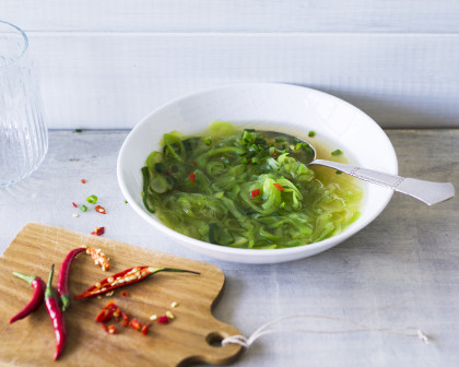 Spicy chilli and leek soup