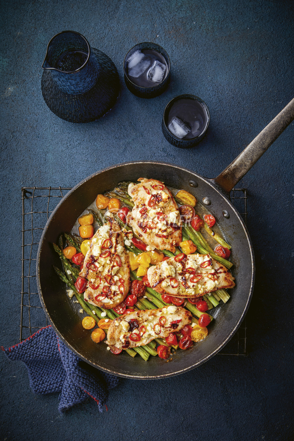 Easy one-pan feta and chilli chicken | preview