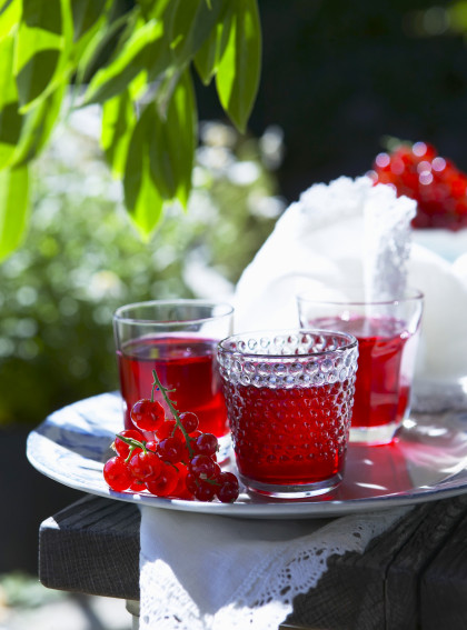 Redcurrant lemonade