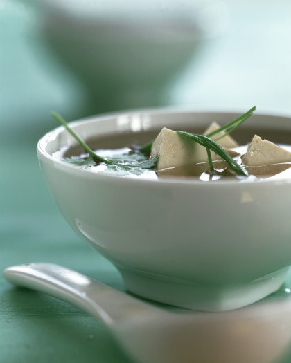 Miso-Suppe mit Tofu