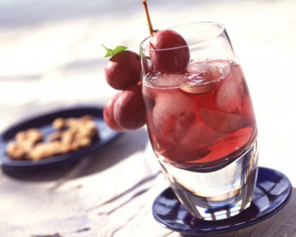 Campari-Trauben-Drink