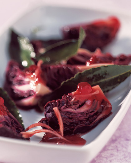 Mini-Rotkohl mit Preiselbeeren